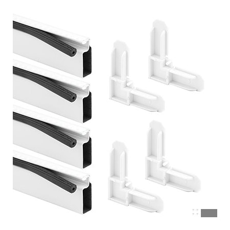 Prime-Line Aluminum Screen Frame Kit, 5/16 inch x 3/4 inch x 48 inch, Bronze, Set of 1 PL 7812